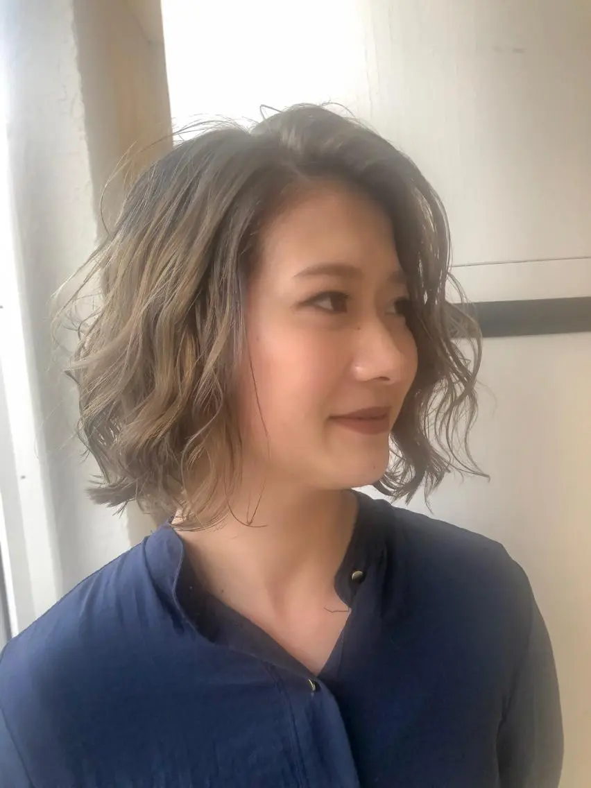 ミディアム カラー welring hair salonのヘアスタイル