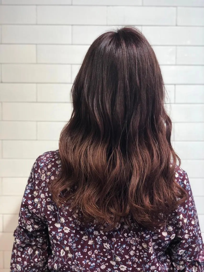 ロング カット ヘアカラー トリートメント 髪質改善⌇﻿透明感 カラー⌇﻿川上葵のヘアスタイル