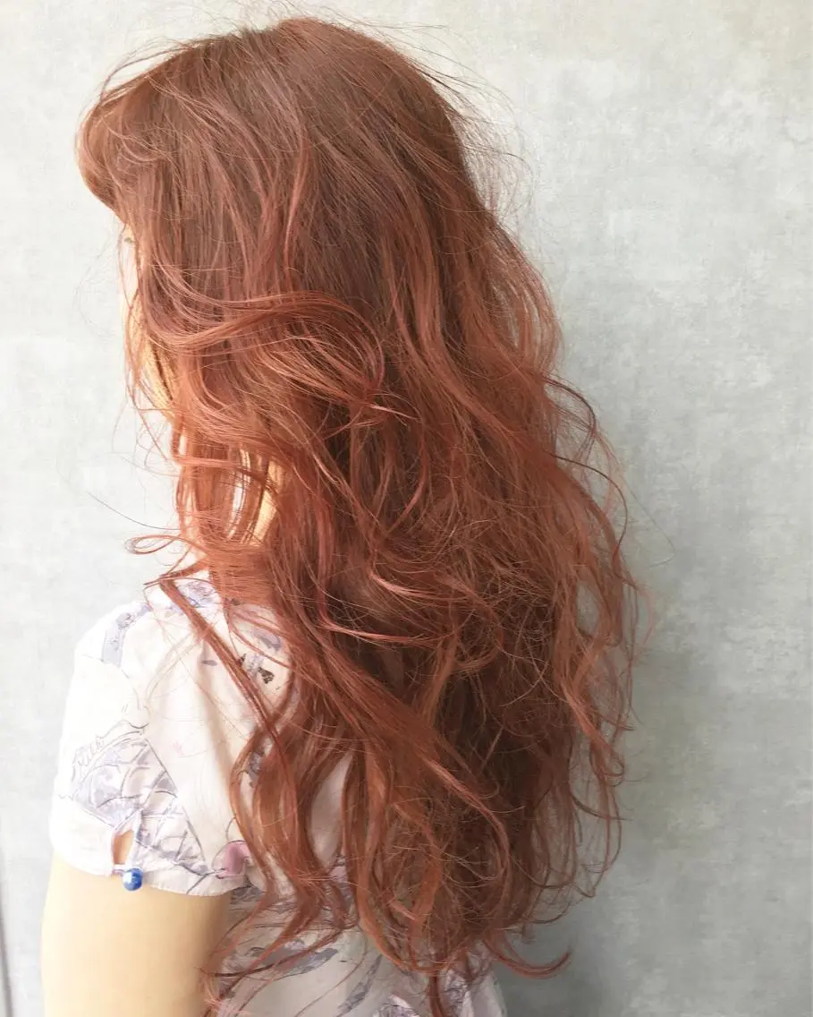 ロング カラー レイヤーカット BLend 渋谷のヘアスタイル