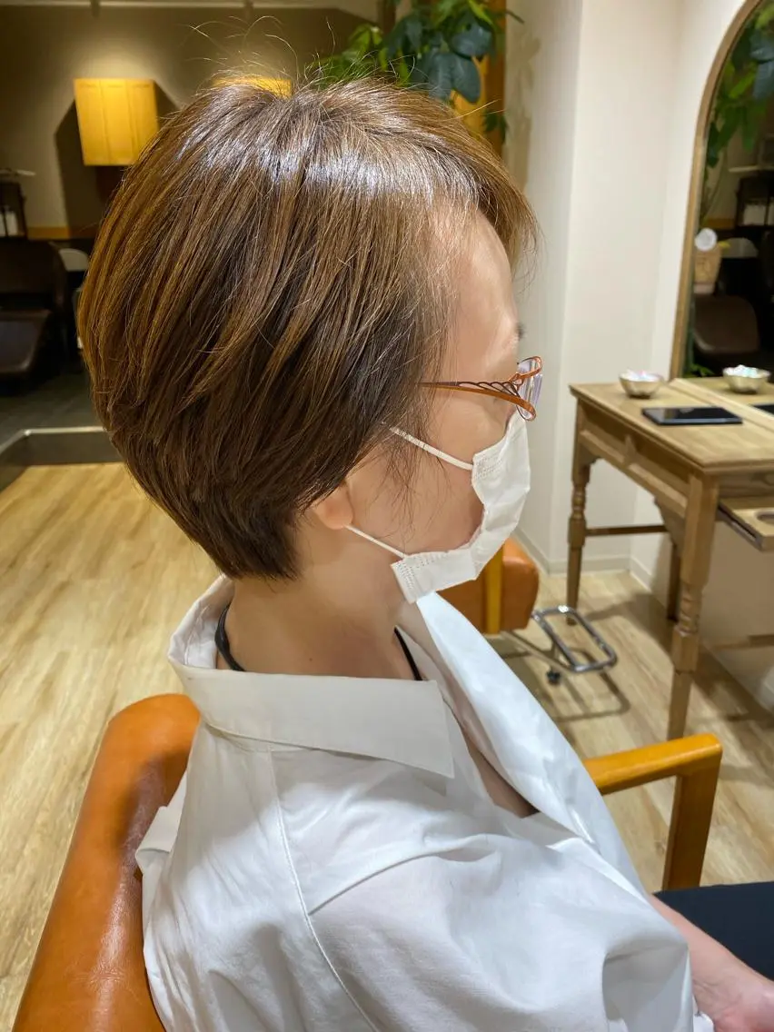 ショート カット 田中 美沙希のヘアスタイル