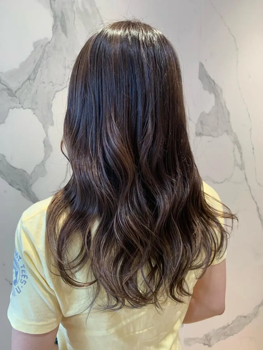 カラー グレージュ 髪質改善🐬🫧 kaeのヘアスタイル