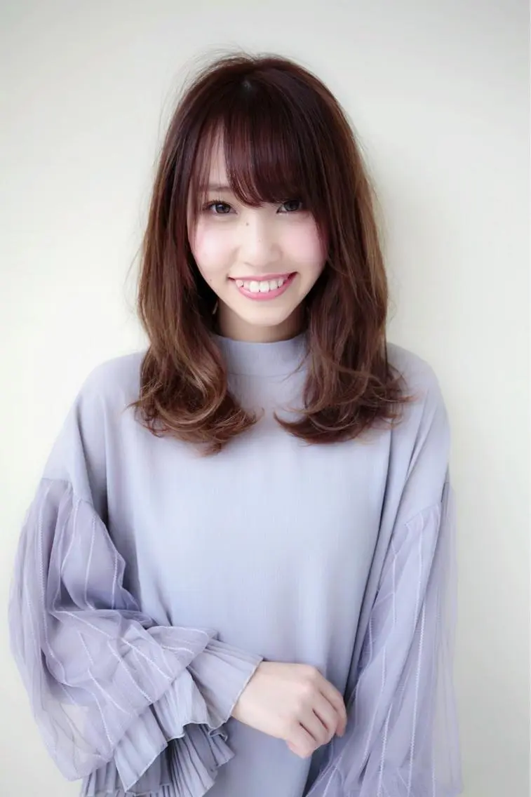 ミディアム パーマ CHAINON 近鉄奈良店のヘアスタイル