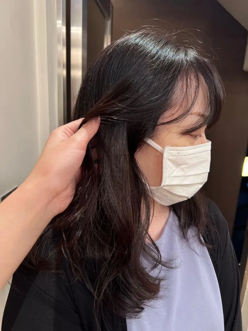 セミロング カラー GOURIKI jr 🌿‬MIKUのヘアスタイル