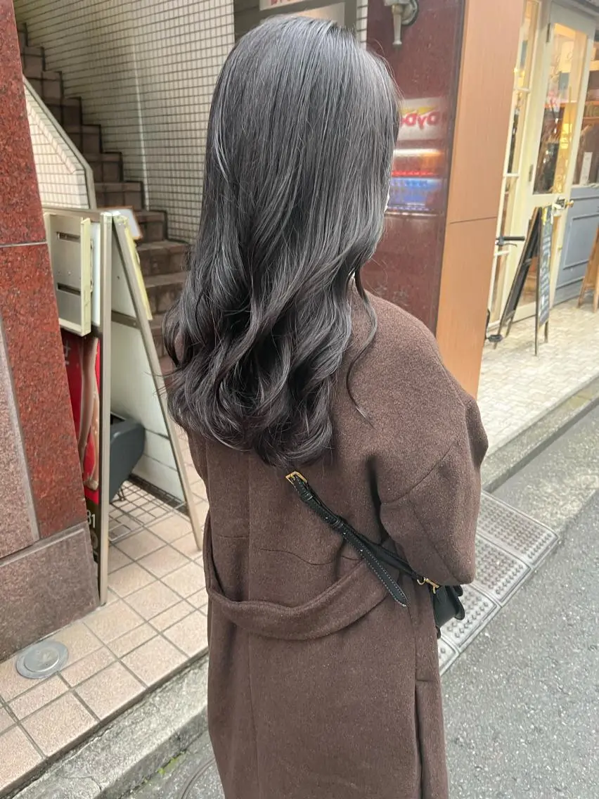 セミロング カラー カット ヘアカラー トリートメント ヘアセット 🫧髪質改善/縮毛 矯正/RIKOのヘアスタイル