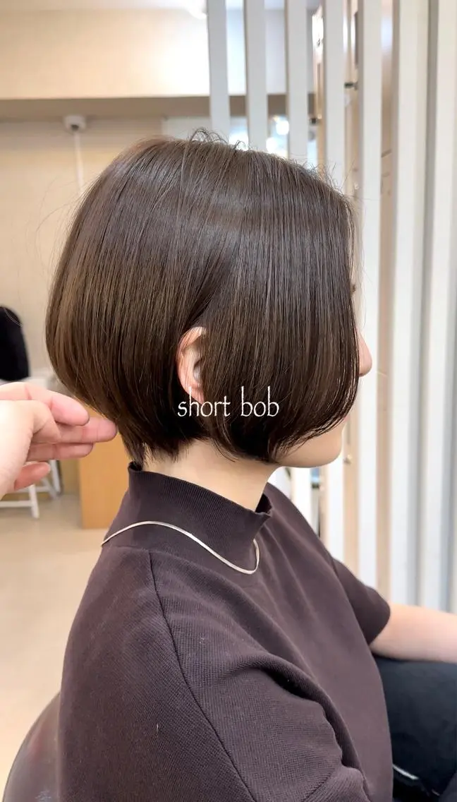 ショート カラー カット トリートメント 🍃ショートヘア🍃 北林春樹のヘアスタイル