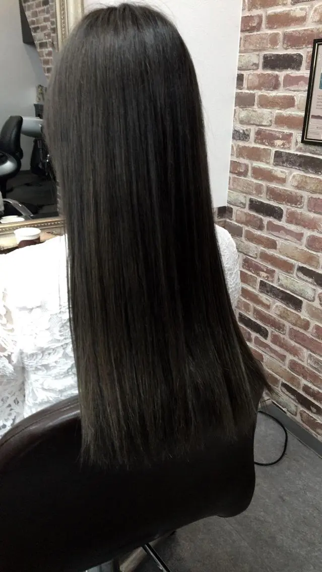 カラー ブルーカラー ブルージュ 透明感カラー hairsolon Geminiのヘアスタイル