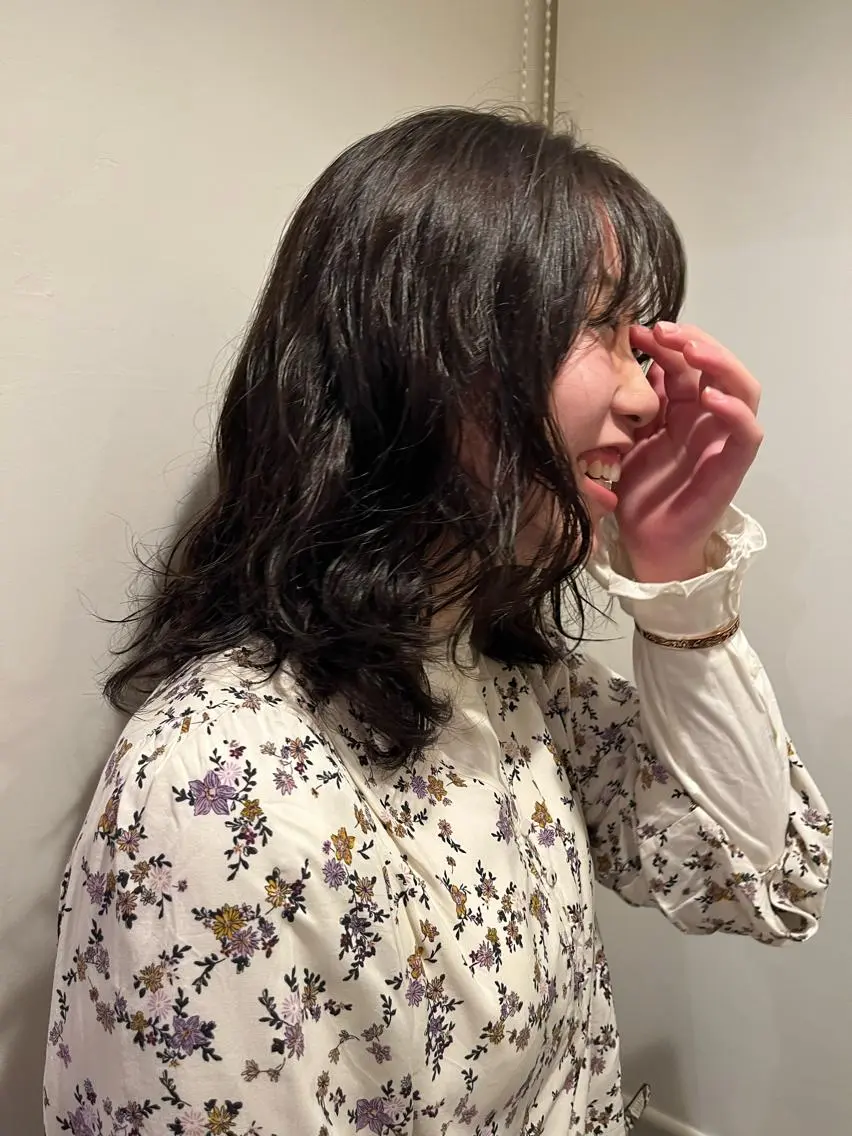 ミディアム パーマ ミディアムパーマ くせ毛 🧸メンズカット 🧸conatsuのヘアスタイル