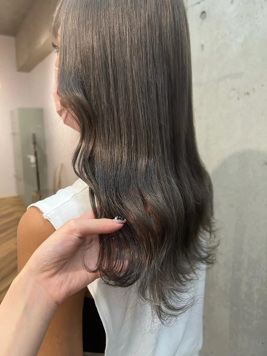 ロング カラー グレージュ ヘアカラー Ayaka🩰🎀 ガーリー/暖色♡のヘアスタイル