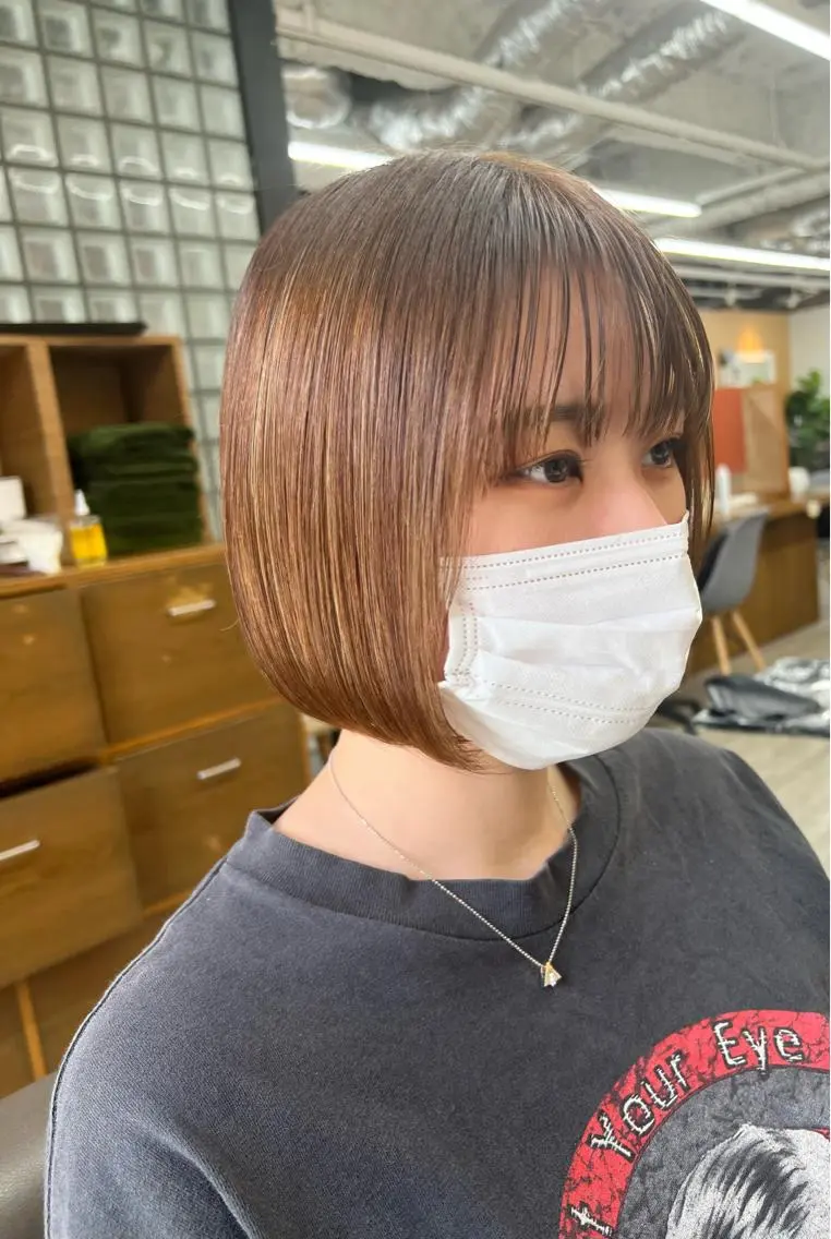 ショート 透明感カラー/ イルミナカラーヒロキのヘアスタイル