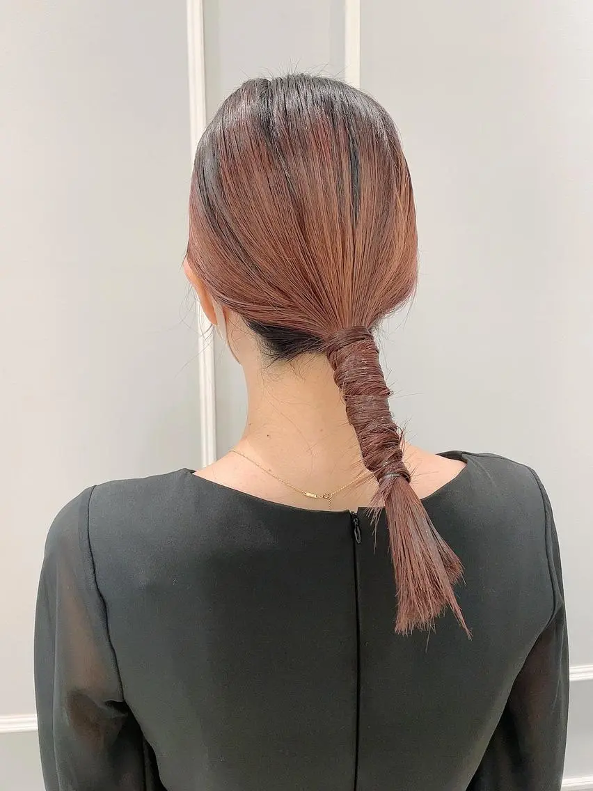ミディアム ヘアセット 🦖鶴岡 香純🦖のヘアスタイル