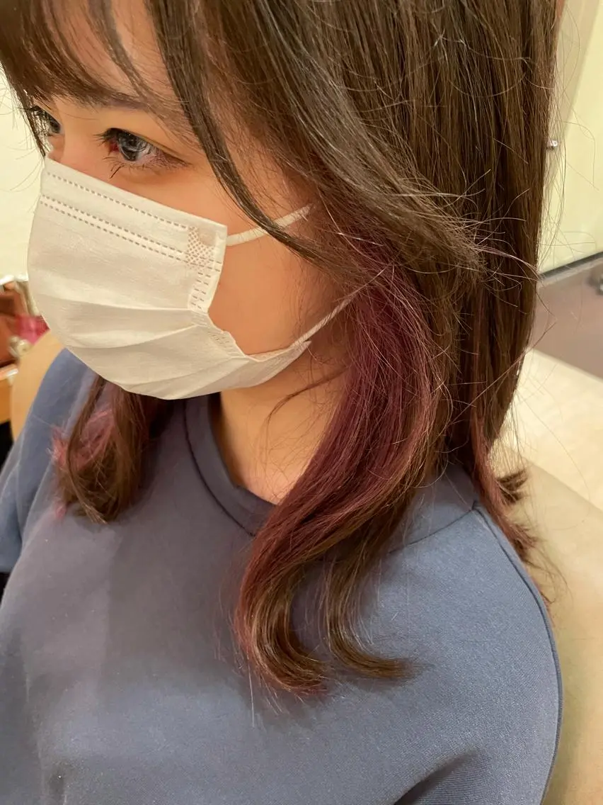 カラー ヘアカラー 菱沼 侑香のヘアスタイル