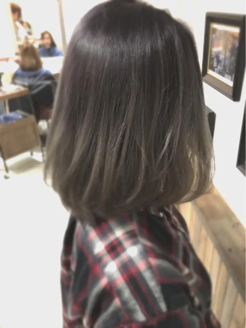 ミディアム カラー 加藤 琢也のヘアスタイル
