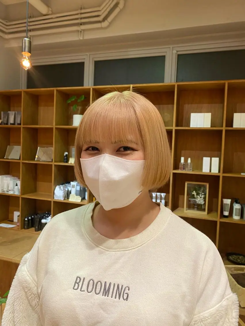ショート ショートボブ ボブ ショートヘア 大人可愛い♡コテ巻き パーマ🌼杉田 萌恵のヘアスタイル