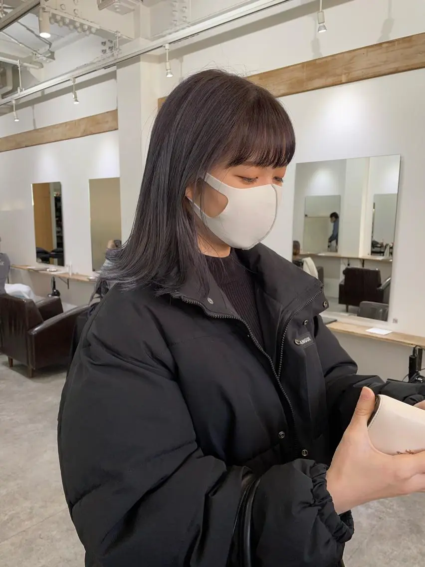 ショート カラー パーマ ヘアアレンジ キッズ ネイル マツエク・マツパ アイブロウ ハイトーンカラー ラベンダーカラー ラベンダーグレー カット ヘアカラー トリートメント パーマ/透明感カラー /ボブ/吉田一生のヘアスタイル