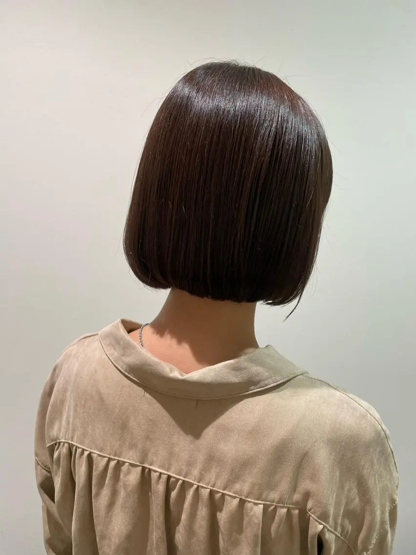 ミディアム カラー Sana 🦢のヘアスタイル