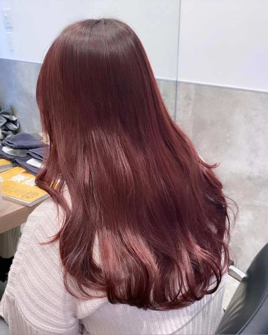 セミロング カラー カット ヘアカラー トリートメント 💗ガーリーヘア🎀 saki💗のヘアスタイル