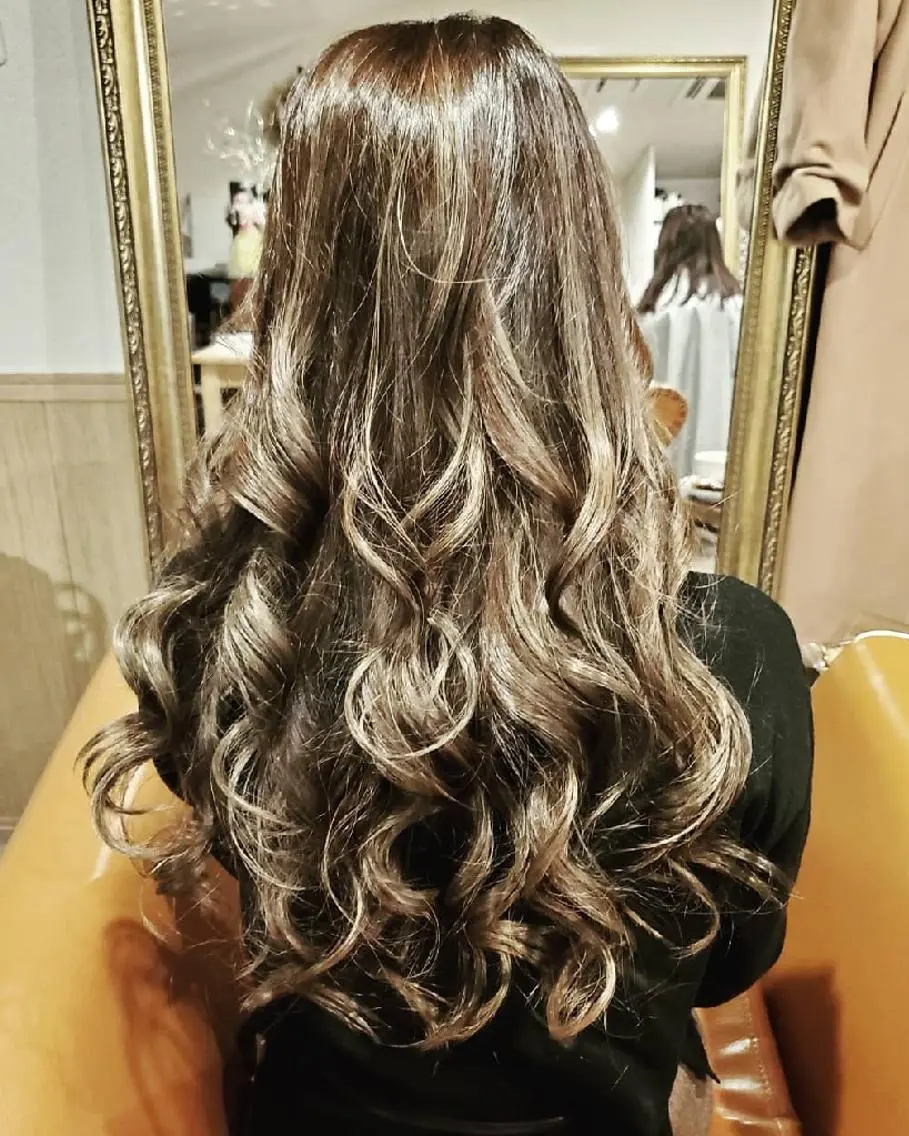 ロング カラー アディクシーカラー 外国人風カラー トリートメント カット ヘアカラー トリートメント spa hair  ark 富井直美のヘアスタイル