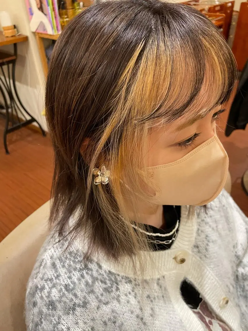 カラー ヘアカラー 菱沼 侑香のヘアスタイル
