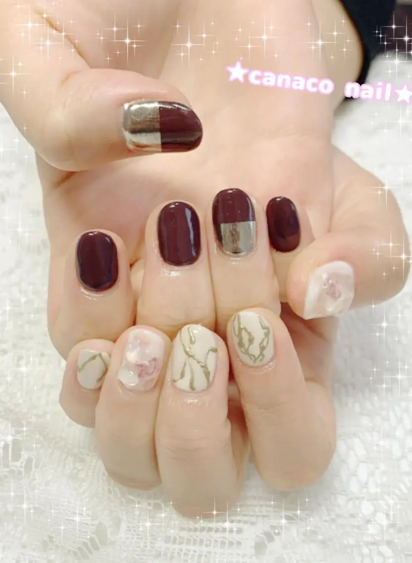 ネイル ハンドネイル ハンドケア ベテランネイル cnc nailのネイルデザイン