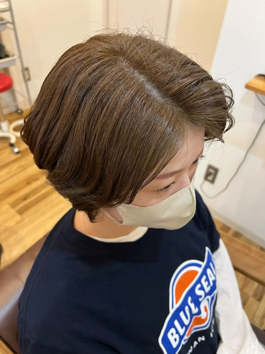 ショート 🐰ハイトーンカラー 畠山　渡🐰のヘアスタイル