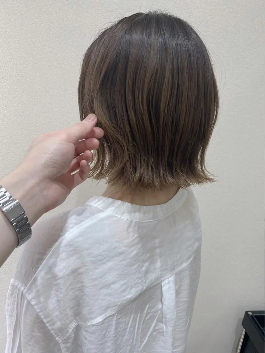 ショート カラー カット ヘアカラー トリートメント 🌿縮毛矯正/ 髪質改善🌿コバヤシのヘアスタイル