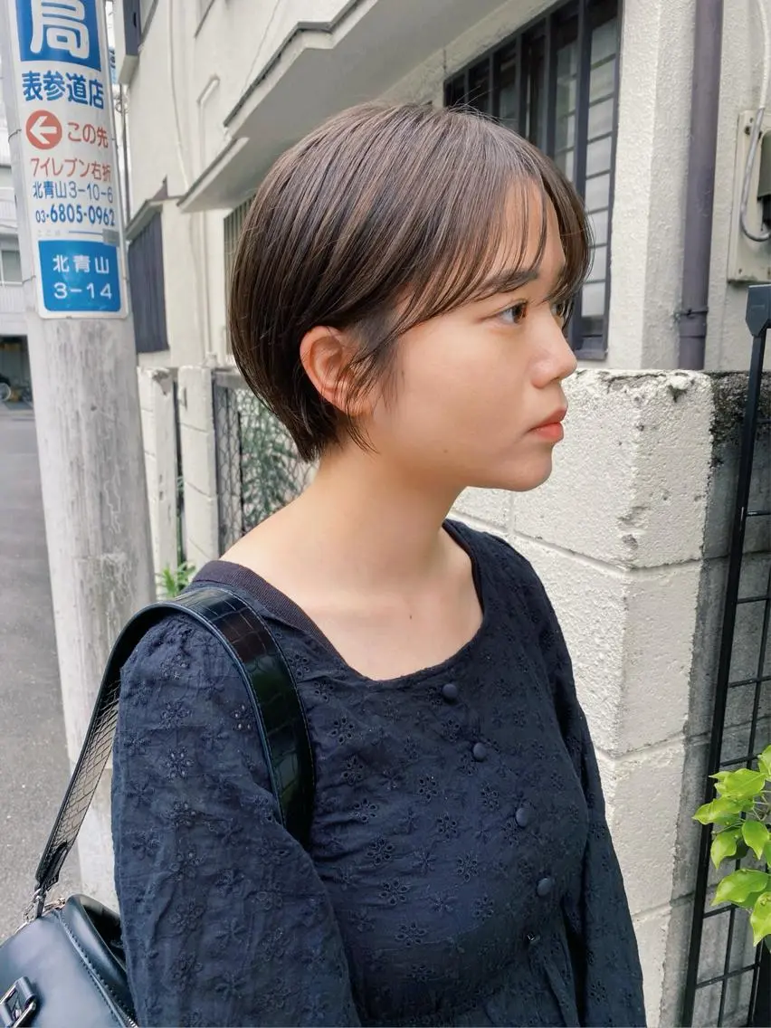 ショート カラー 🟩白髪ぼかし ショート/大司のヘアスタイル