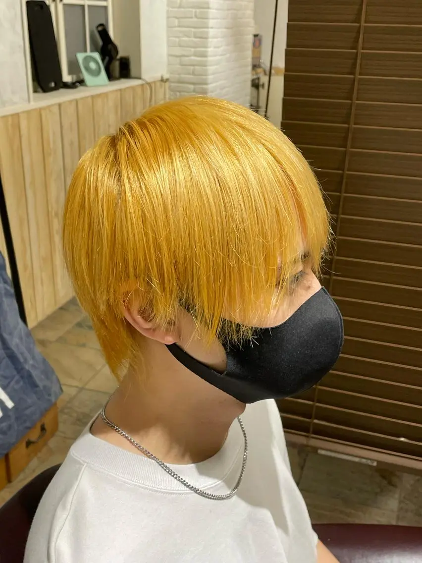 メンズ メンズウルフカット ウルフカット カット 榎戸 怜真のヘアスタイル