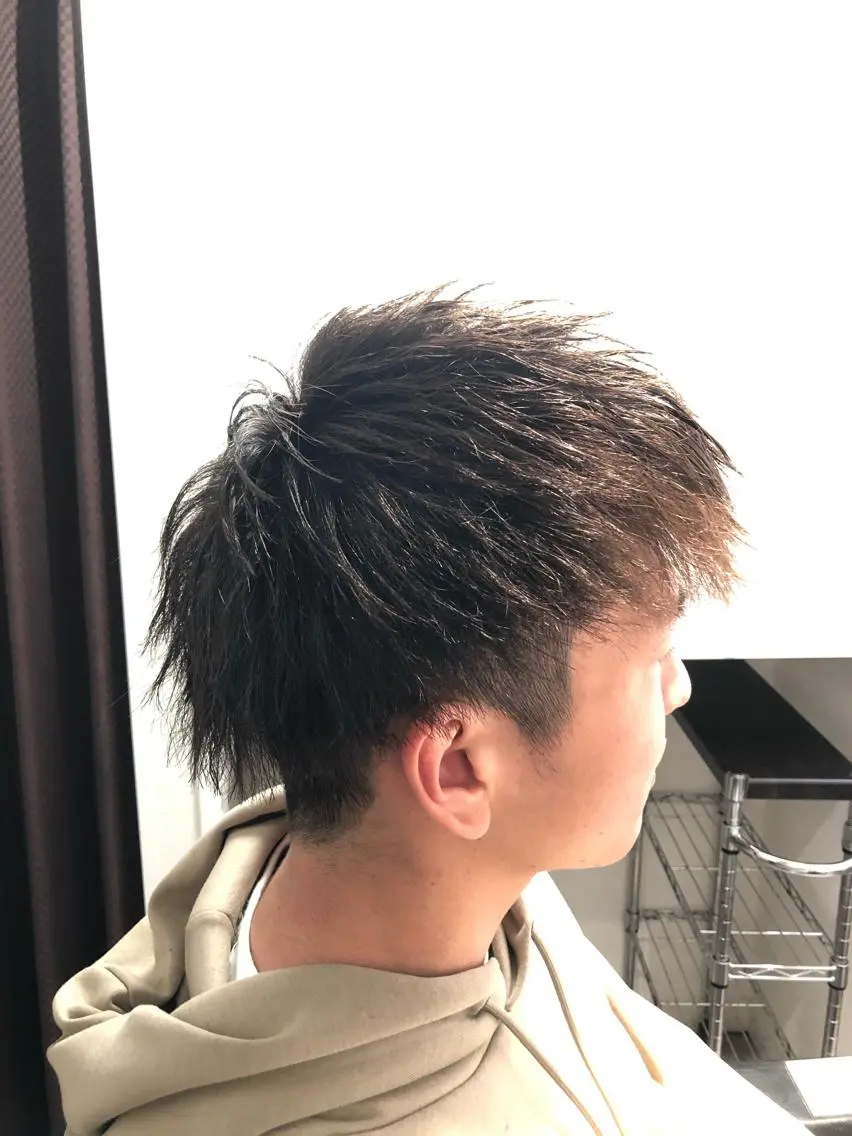 ショート パーマ メンズ メンズパーマ メンズツイストパーマ ツイストパーマ rilune matsuoのヘアスタイル