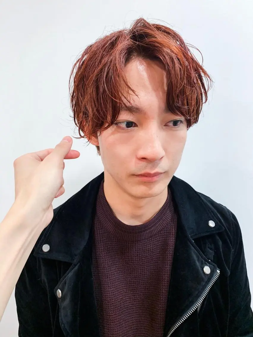 ショート カラー パーマ ヘアアレンジ メンズ メンズスタイル ly本厚木のヘアスタイル