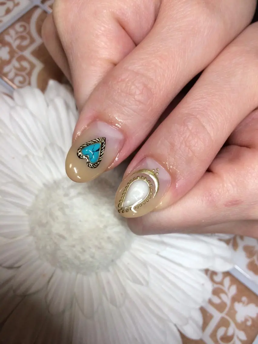 ネイル アートネイル ハンドネイル Nailsalon E's cafeのネイルデザイン