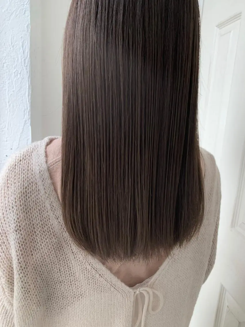 ロング カラー fio マナミのヘアスタイル