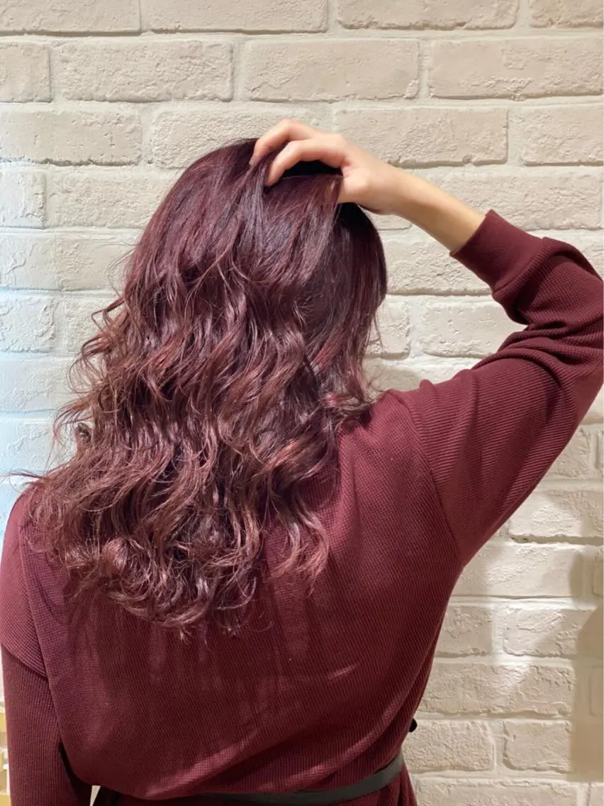 ロング カット ヘアカラー トリートメント 🌼上水流 彩乃🌼のヘアスタイル