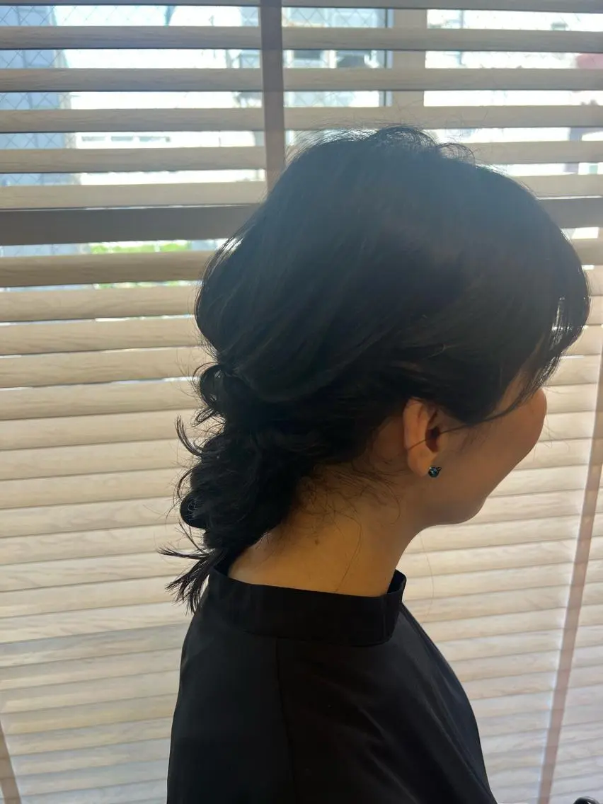 ヘアアレンジ ネイル ヘアセット ヘアメイクネイリスト hidemi中目黒のヘアスタイル