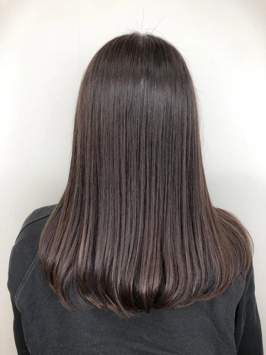 ミディアム カラー ラベンダーカラー ピンクカラー ピンクラベンダー 【透明感、艶髪】西村 有司のヘアスタイル