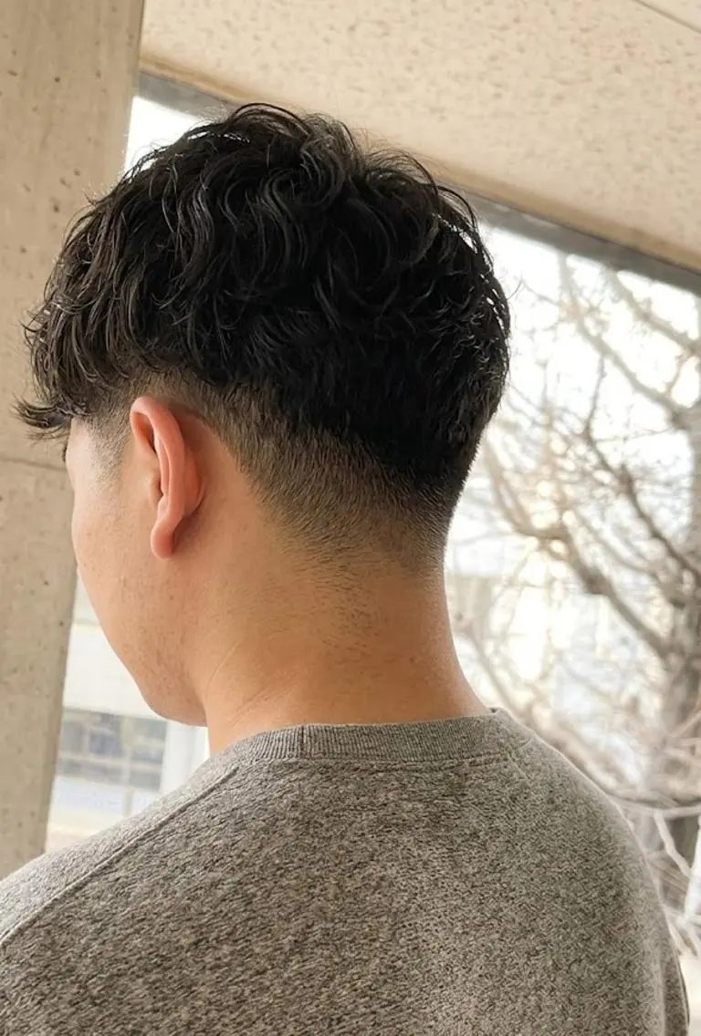 ミディアム パーマ カット パーマ トリートメント ヘッドスパ flencia 丸 和博|カットのヘアスタイル