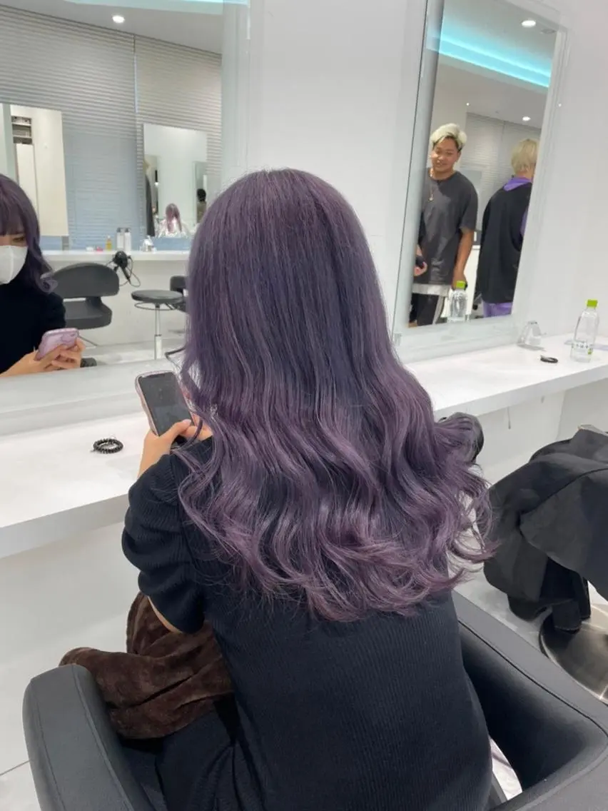 カラー 🎠🤍LAND/ 透明感モテカラーのヘアスタイル