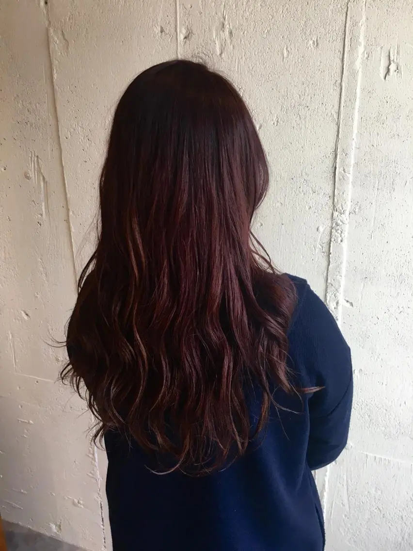 ロング カット トリートメント フジサキ ケンのヘアスタイル