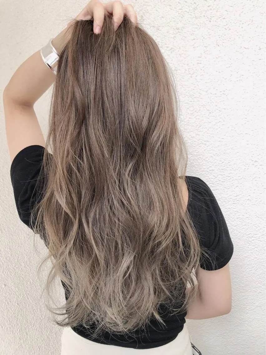 ロング ヘアカラー トリートメント ✨siesta‪✨ momoko.＊のヘアスタイル