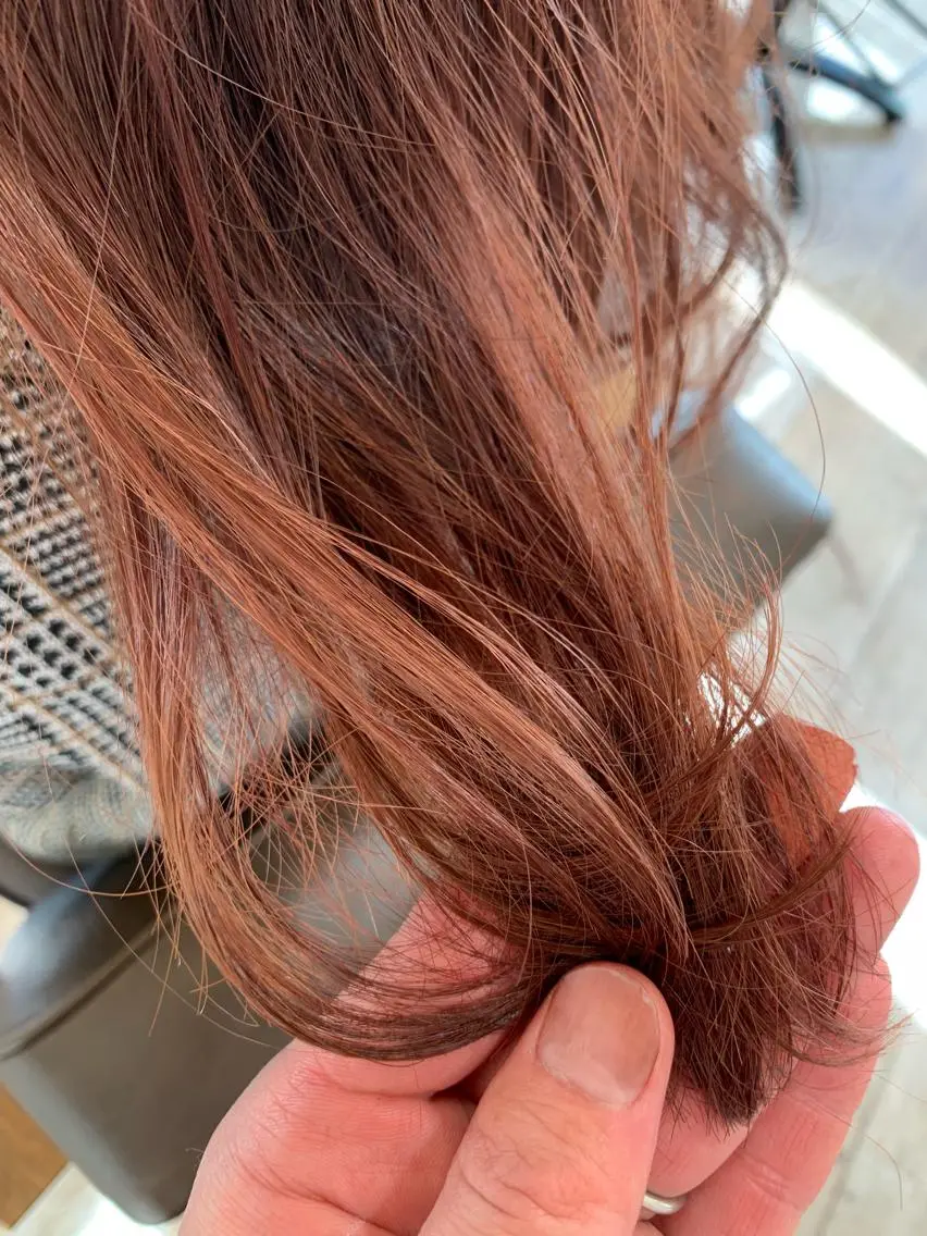 カラー ピンクカラー 四ッ井 翔のヘアスタイル