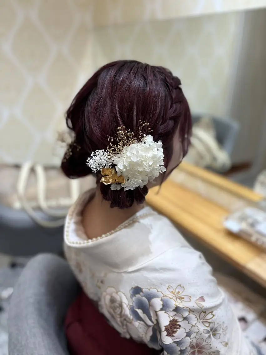 ヘアアレンジ ヘアセット天神駅直結 jrメンバーJUNのヘアスタイル
