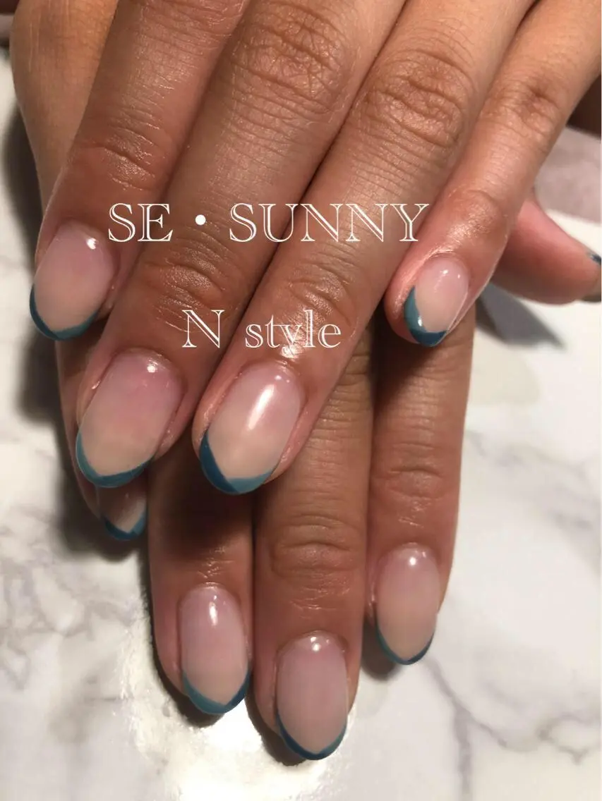 ネイル マツエク・マツパ フレンチネイル SE SUNNY N-styleのネイルデザイン