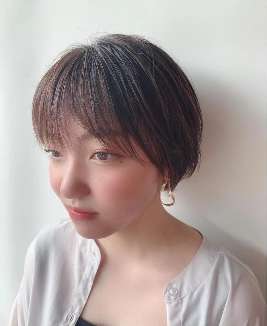 ショート ショートボブ ボブ ショートヘア 🎉骨格矯正カット ばば　としまさのヘアスタイル