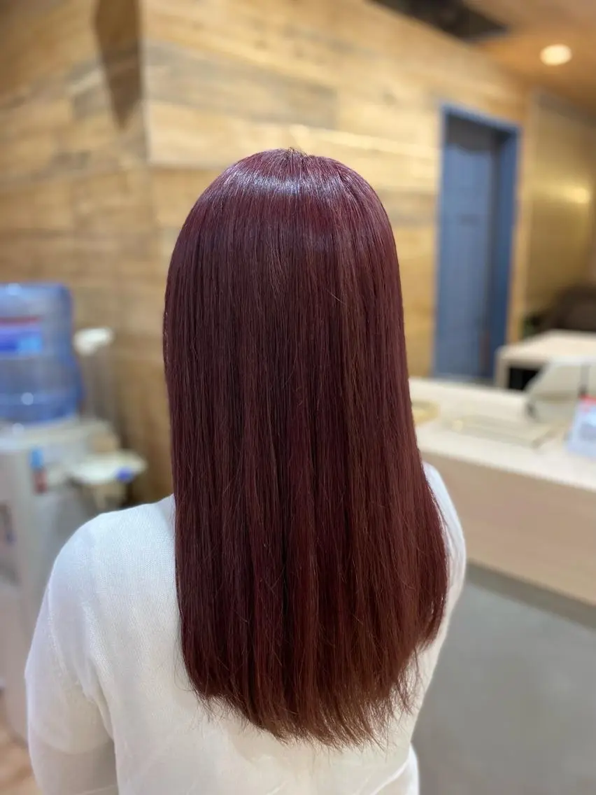 ロング カラー 🫧 ハシヅメのヘアスタイル
