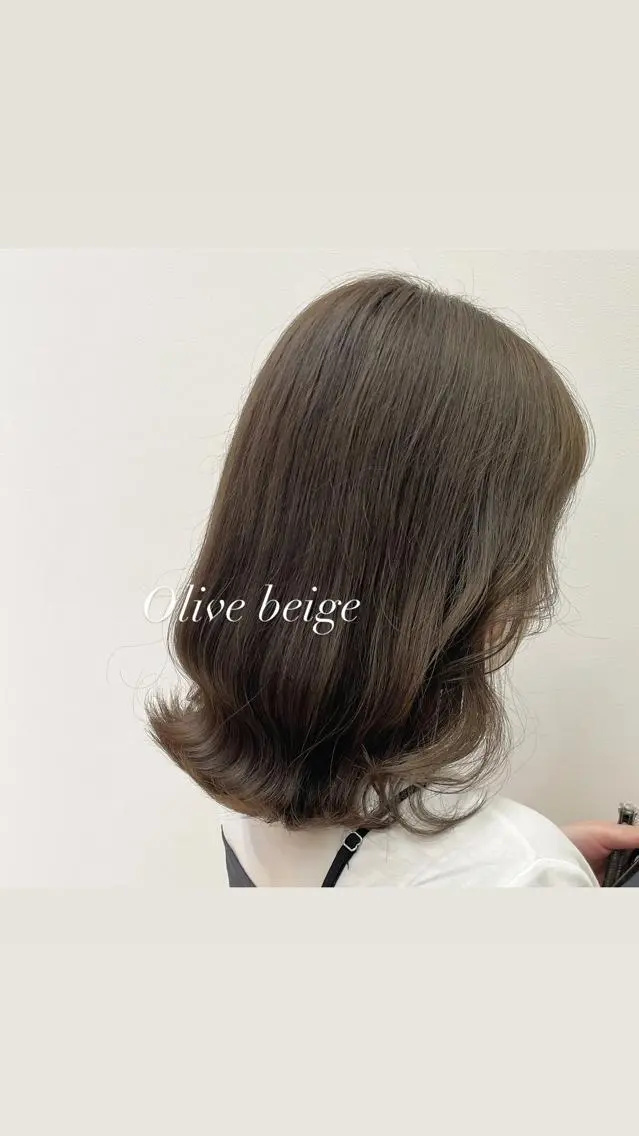 ミディアム 似合わせカット/ 青竹真璃亜のヘアスタイル