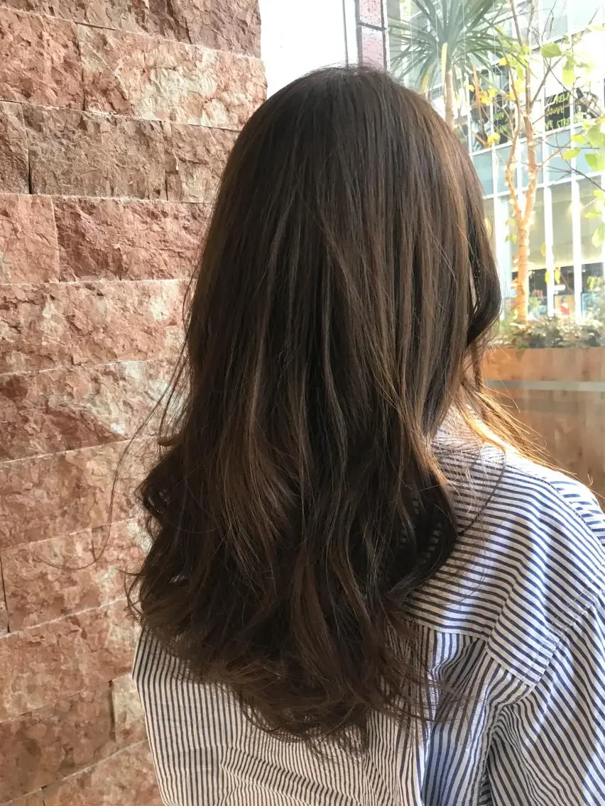 ロング カラー 松本 将太のヘアスタイル