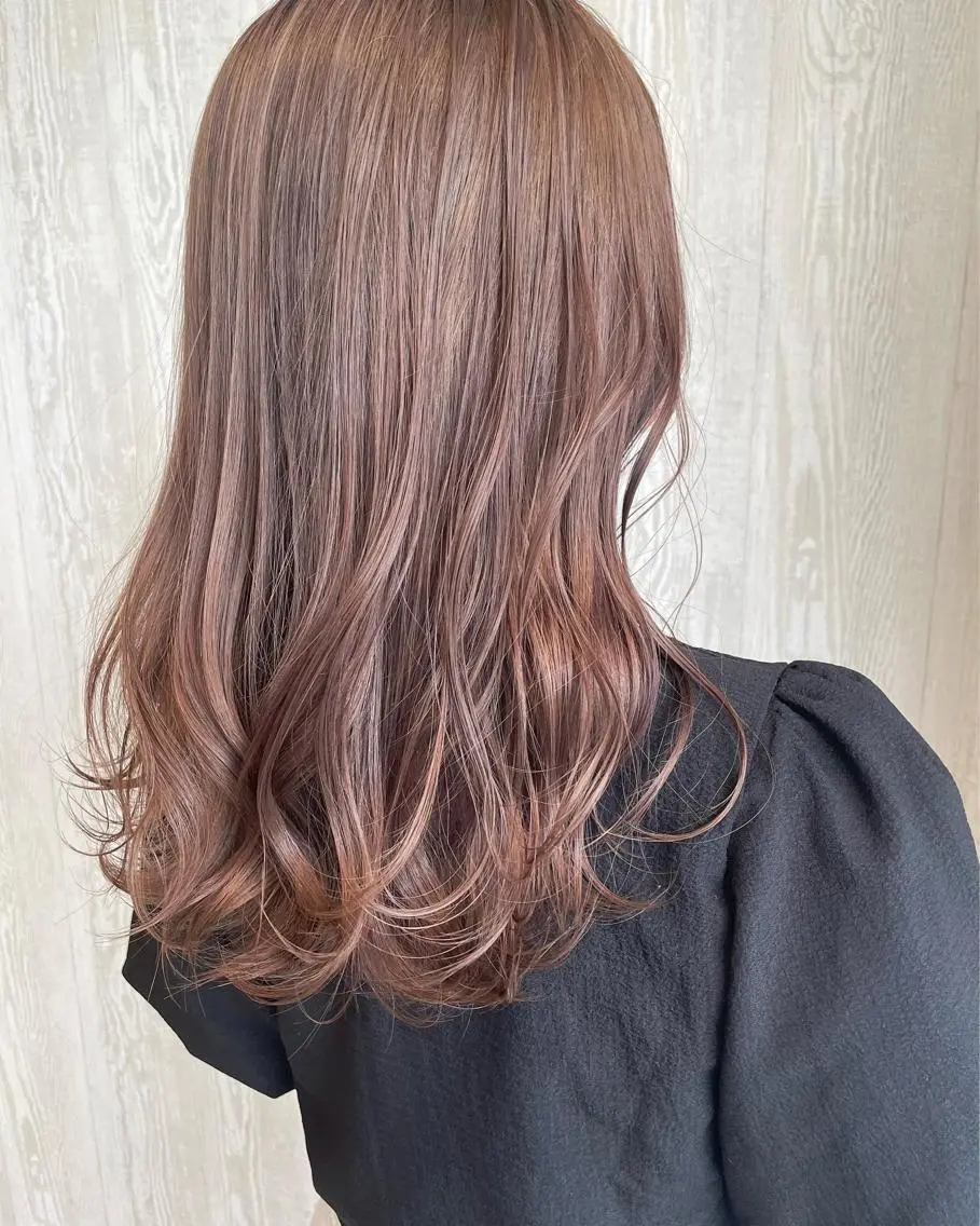 セミロング カラー アッシュ ベージュカラー ケアカラー 透明感カラー 外国人風カラー カット ヘアカラー トリートメント 河合秀明/ショート /ボブ/レイヤーのヘアスタイル