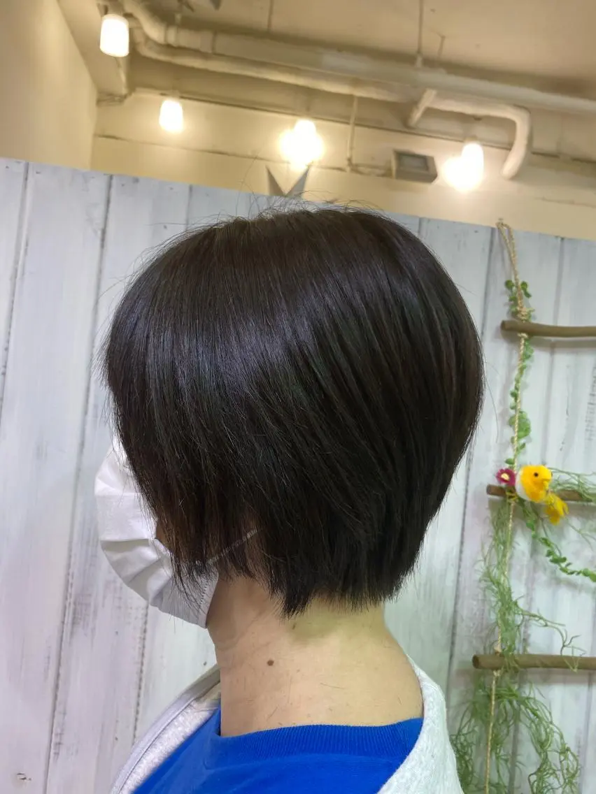ショート ショートボブ ボブ ショートヘア 黒川 奨のヘアスタイル