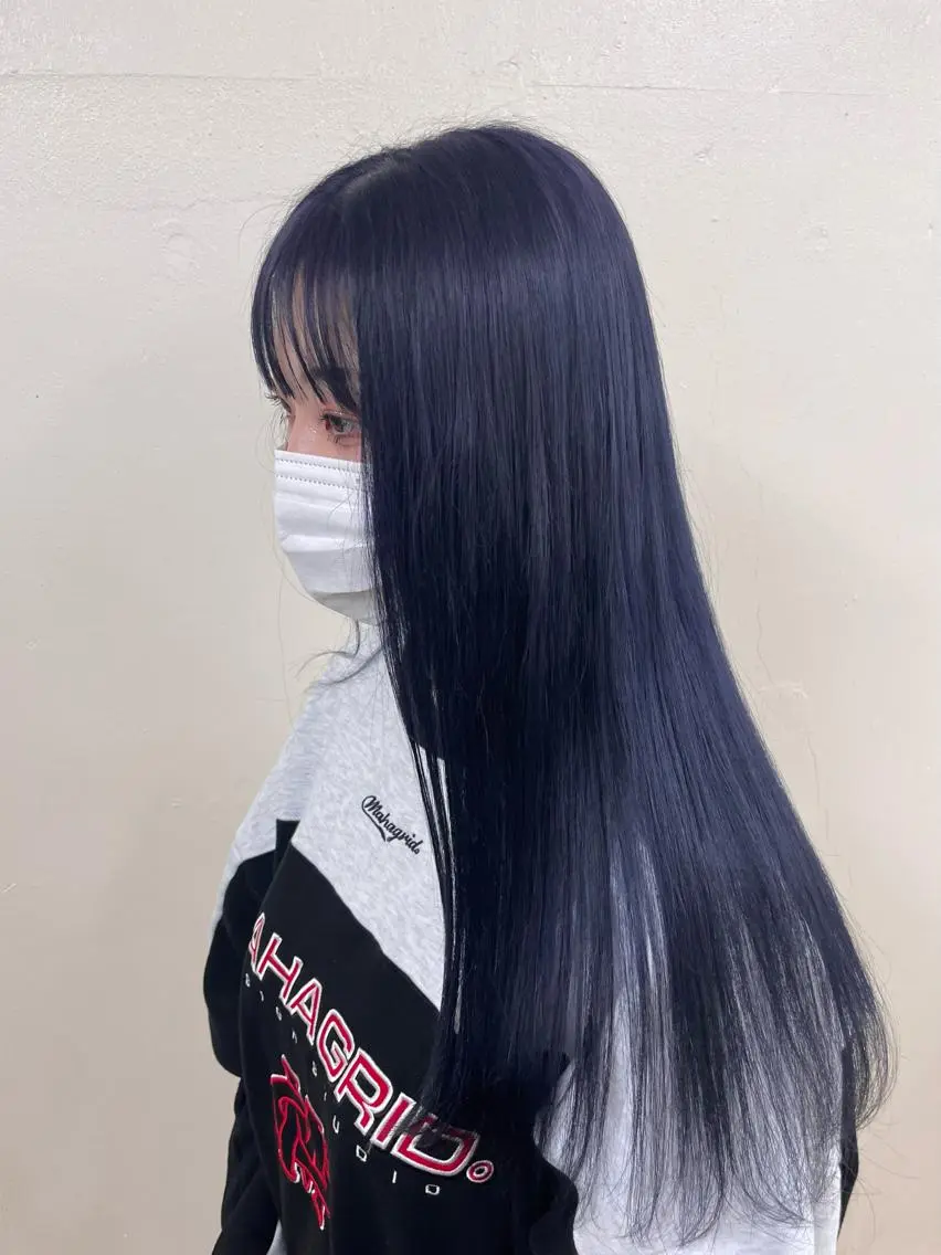 ロング カラー ハッシュカット/レイ ヤーカットArataのヘアスタイル