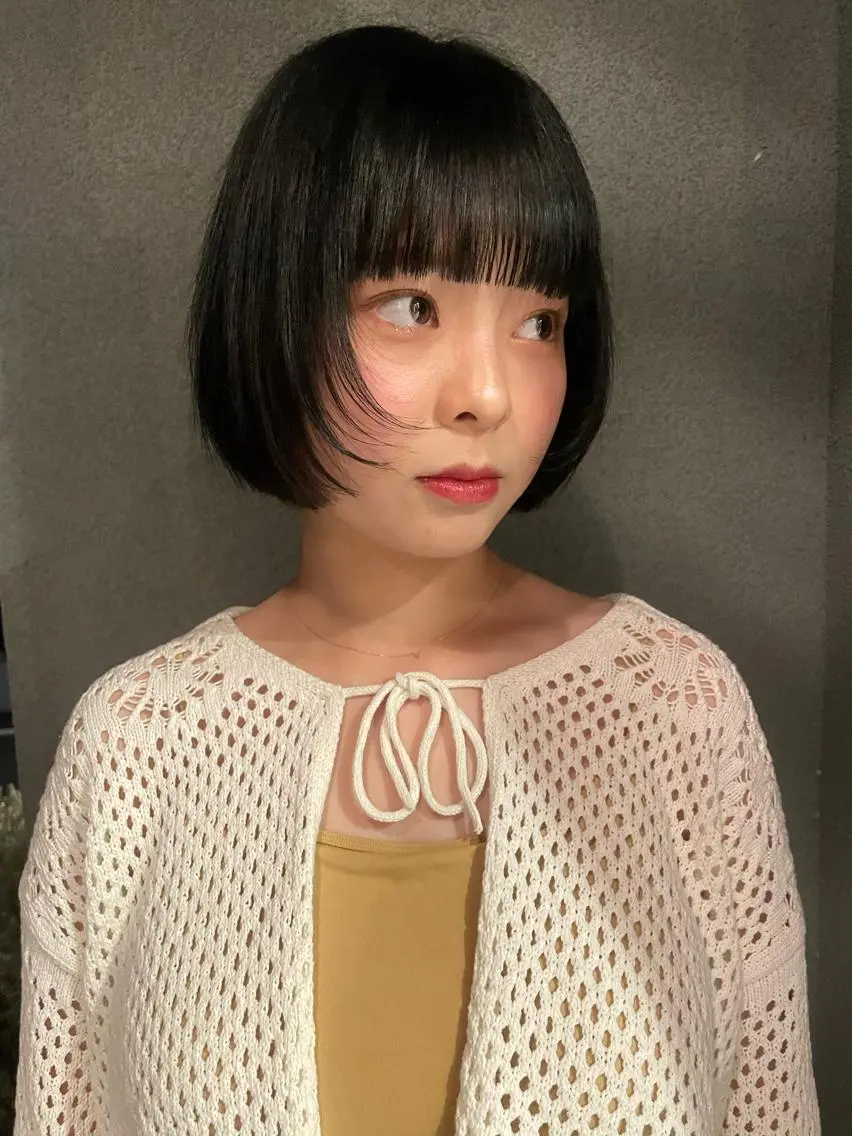 ショート カラー 透明感カラー ヘアカラー 透明カラー/レイヤー misaki °＊のヘアスタイル