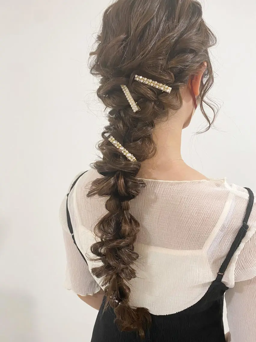 ヘアアレンジ ヘアセット ヘアセットサロン ココのヘアスタイル